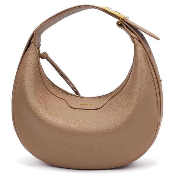 Handbags - 9634 Fashionable Crossbody Shoulder Bag Crescent Purse Waterproof Leather